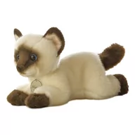 Maskotki i pluszaki - Maskotka pluszowa kotek syjamski leżący 20 cm wysoka jakość wykonania miły plusz dzieci 0+ - miniaturka - grafika 1