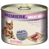 Mokra karma dla kotów - PREMIERE Meat Menu Kitten Kompozycja mięsna 6x200 g - miniaturka - grafika 1