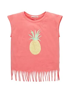 TOM TAILOR Dziewczęcy dziecięcy top z frędzlami i nadrukiem, 32123 - Pink Dream, 92 cm - Koszulki i topy damskie - miniaturka - grafika 1