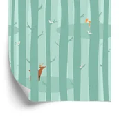 Tapety - Tapeta Drzewa, Las, Natura Pokój Dziecięcy - miniaturka - grafika 1