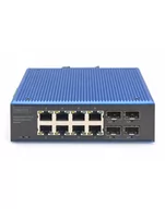 Switche - Digitus Switch DN 651152 8+4 Porty 10 / 100 / 1000 MBit/s (DN651152) - miniaturka - grafika 1
