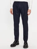 Spodnie męskie - Tommy Hilfiger Chinosy Hampton MW0MW32563 Granatowy Slim Fit - miniaturka - grafika 1