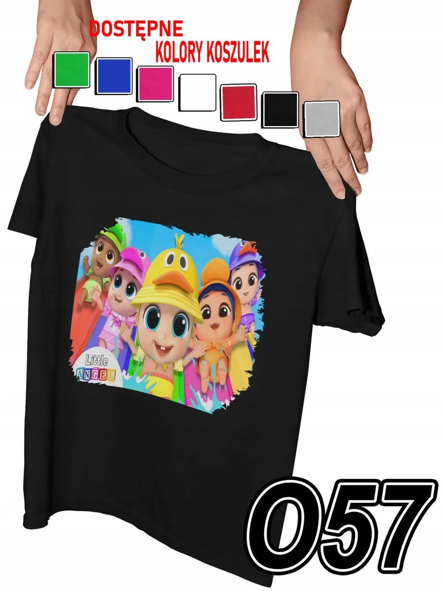 Koszulka Dziecięca Z Nadrukiem Bajki Jaś Angel Różne - M 134-140
