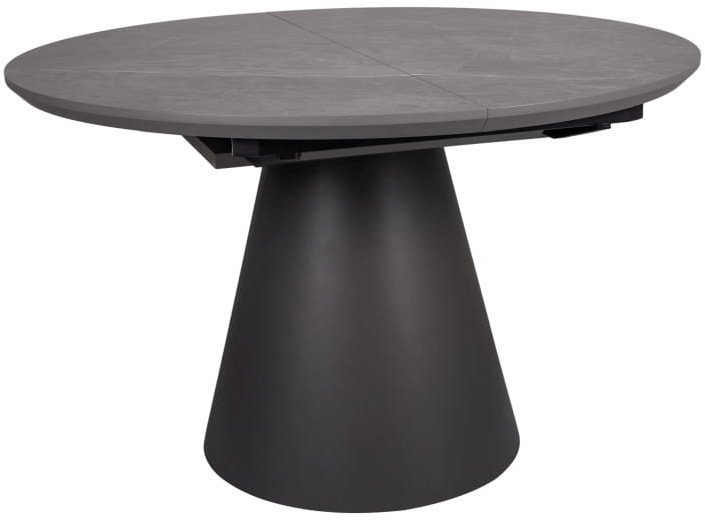 STÓŁ ANGEL SZARY EF.MARMURU / CZARNY FI100