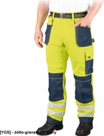 Odzież robocza - R.E.I.S. LH-FMNX-T - OSTRZEGAWCZE SPODNIE DO PASA - pomarańczowo-granatowo-szary 54 - miniaturka - grafika 1