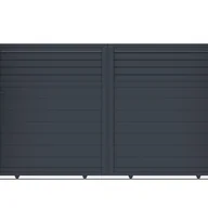 Bramy garażowe - Aluminiowa brama przesuwna 3,5 m CASANOOV CARPATIA 350C180 - miniaturka - grafika 1