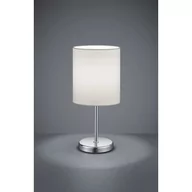 Lampy stojące - Reality Leuchten lampa lampy stołowe, abażur z materiału, E14, 40 W, biały, 13 x 13 x 28.5 cm, 13 x 13 x 28.5 cm R50491001 Jerry - miniaturka - grafika 1