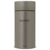 Pojemniki kuchenne - Brabantia Pojemnik na ciastka z podajnikiem platynowy, 11x23,5 cm, 1,7 l (31 23 80) - miniaturka - grafika 1