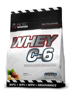 HI TEC, Odżywka białkowa, Whey C-6, 2250g, ciastko z kremem - Odżywki białkowe - miniaturka - grafika 1
