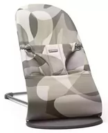 Leżaczki i huśtawki - BABYBJORN - leżaczek BLISS COTTON, Khaki/Green Print one size - miniaturka - grafika 1