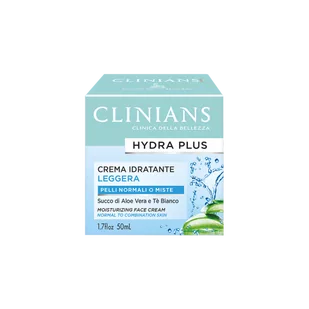 Clinians Hydra Plus Aloes - Krem nawilżający do twarzy dzień i noc (50 ml) - Kremy do twarzy - miniaturka - grafika 1