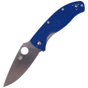 Spyderco Nóż składany CPM S35VN Plain Lightweight Tenacious - Blue (C122PBL) C122PBL - Noże - miniaturka - grafika 1