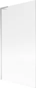 Parawany nawannowe - Mexen Next L parawan nawannowy 1-skrzydłowy 100 x 150 cm, prążki, chrom - 895-100-000-03-09-01 - miniaturka - grafika 1