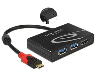 Delock Adapter USB-C - USB-A Z25959, 15 cm - Adaptery i przejściówki - miniaturka - grafika 1