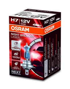 Osram H7 Night Breaker Laser + 150% | Box 64210NL - Żarówki samochodowe - miniaturka - grafika 1