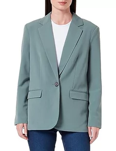 VERO MODA Vmtroianthea Ls Loose Noos blezer damski, Ciemny las, M - Marynarki i żakiety damskie - miniaturka - grafika 1