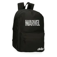 Plecaki szkolne i tornistry - Joumma Marvel Characters Logo Plecak szkolny 15,6" Czarny 31,5 x 45 x 15 cm Poliester 21,26 l, Czarny (Black), Talla única, Plecak szkolny z możliwością dostosowania do wózka - miniaturka - grafika 1