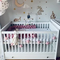 Łóżeczka i kojce - Łóżeczko dziecięce z funkcją tapczanika marylou 140x70 - miniaturka - grafika 1