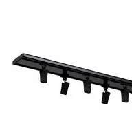 Karnisze - Szyna alu slim 2 torowa 240 czarna set A - miniaturka - grafika 1