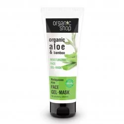 Organic Shop Organic Aloe & Bamboo żelowa maska do twarzy "75 ml" - Maseczki do twarzy - miniaturka - grafika 1