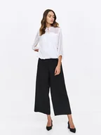 Bluzki damskie - Bluzka damska bluzka długi rękaw biała - SBD1559BI o luźnym kroju, z długim rękawem - TOP SECRET - Odzieżowy sklep internetowy TOP SECRET - miniaturka - grafika 1