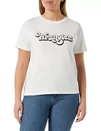Koszulki i topy damskie - Wrangler Wornwhite T-shirt damski, rozmiar 3XL, biały, 3XL - miniaturka - grafika 1