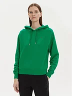 Bluzy damskie - Tommy Hilfiger Bluza Flag WW0WW41245 Zielony Relaxed Fit - miniaturka - grafika 1