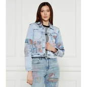 Kurtki damskie - Desigual Kurtka jeansowa CHAQ_LOS ANGELES | Regular Fit - miniaturka - grafika 1