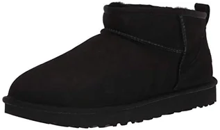 Botki damskie - UGG Damskie klasyczne ultra mini botki, Czarny, 38 EU - grafika 1