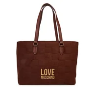 Torebki damskie - Torebka LOVE MOSCHINO JC4123PP0NKB120A Brązowy - miniaturka - grafika 1