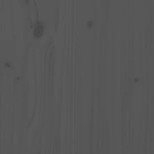 Lumarko Wezgłowie łóżka, szare, 80,5x4x100 cm, lite drewno sosnowe - Inne meble do sypialni - miniaturka - grafika 6