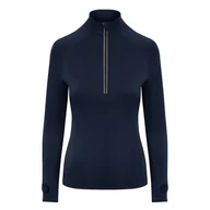 Bluzy sportowe damskie - Bluza Damska CoolFlex Half Zip Top - miniaturka - grafika 1