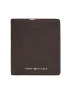 Portfele - Tommy Hilfiger Duży Portfel Męski Th Corp Trifold AM0AM13742 Brązowy - miniaturka - grafika 1