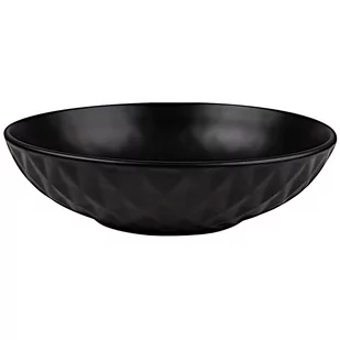 Nava Talerz Ceramiczny Czarny Obiadowy Głęboki Na Zupę Soho Classic 20 Cm | 1 L - Talerze - miniaturka - grafika 1