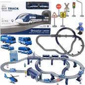 Kolejki i akcesoria - Pociąg Duża Kolejka Elektryczna Policja Auta 92 El - miniaturka - grafika 1