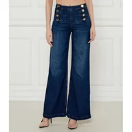 Spodnie damskie - TWINSET Jeansy flare fit - miniaturka - grafika 1