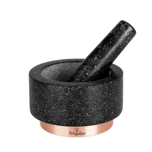 MOŹDZIERZ GRANITOWY BERLINGER HAUS BH-8608 Ø14cm BLACK ROSE - Inne naczynia kuchenne - miniaturka - grafika 1