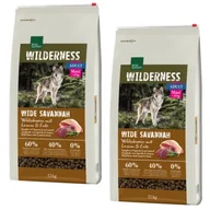 Sucha karma dla psów - REAL NATURE WILDERNESS Maxi Adult Wide Savannah z dzikiem, jagnięciną i kaczką 2x12 kg - miniaturka - grafika 1