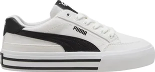 Buty dla dzieci Puma Court Classic Vulc FS białe 396558 02 38 - Buty dla dziewczynek - miniaturka - grafika 1