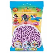 Prace ręczne dla dzieci - Hama 201-96 - jasny liliowy pastelowy - 3000 koralików midi - miniaturka - grafika 1
