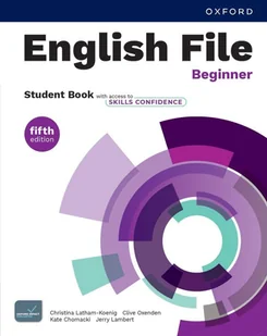 English File 5E Beginner StudentBook with access to Skills Confidence - Książki do nauki języka angielskiego - miniaturka - grafika 1