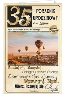 Kartka na 35 urodziny U 74 - Kartki okolicznościowe i zaproszenia - miniaturka - grafika 1