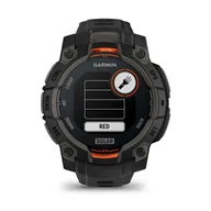 Smartwatch - Garmin Instinct 3 Solar 45 mm Czarny - miniaturka - grafika 1
