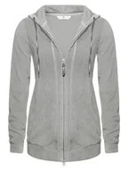 Bluzki damskie - Damska bluza z kapturem ciążowa szara Bellybutton Maternity, r.XXL - miniaturka - grafika 1