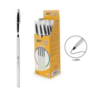 Przybory szkolne - BIC Długopis Cristal up czarny (20szt) - miniaturka - grafika 1