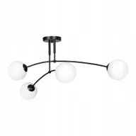 Lampy sufitowe - Monza lampa wisząca, moc max.4x40W, E14, czarno-biała - miniaturka - grafika 1