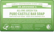Mydła - Dr. Bronner's, Mydło W Kostce, Zielona Herbata, 140g - miniaturka - grafika 1