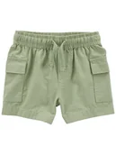 Spodenki dla niemowląt - OshKosh Szorty w kolorze khaki - miniaturka - grafika 1