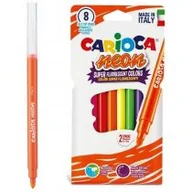 Przybory szkolne - Pisaki neon 8 kolorów CARIOCA - miniaturka - grafika 1