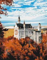Malowanie po numerach - Malowanie po numerach Jesienny widok Neuschwanstein - miniaturka - grafika 1